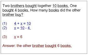word problems that lead to simple