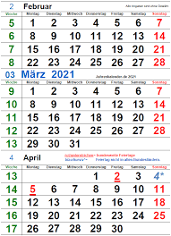 Monatskalender 2021 zum ausdrucken kostenlos / pdf 3 monatskalender 2021 zum ausdrucken kostenlos. 3 Monatskalender 2021 Jahreskalender
