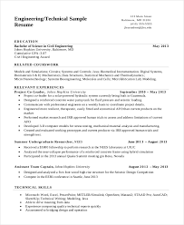 Civil Engineer CV Samples Pinterest