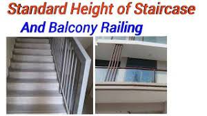 balcony railing height