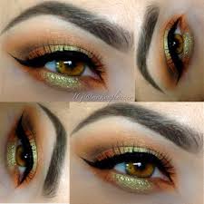 orange eye makeup ideas and tutorials
