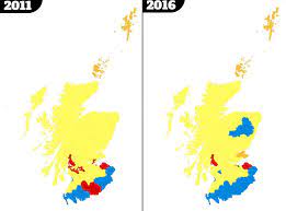 This information was correct at the time of the election. Scottish Parliament Election Results Two Maps That Show Labour S Decline In Scotland The Independent The Independent