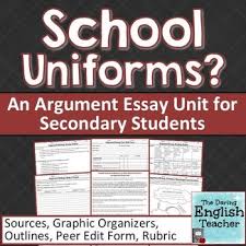 Argument Essay Writing   Ms  Lynda Brown  Argumentative Essay Against School  Uniforms