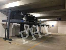 2 Post Basement Car Parking Lift 2 4 Tons