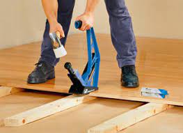 how to fit bamboo flooring onto joists