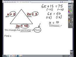Forming Solving Equations Mathscast