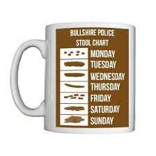 Personalised Bullshire Stool Chart Mug