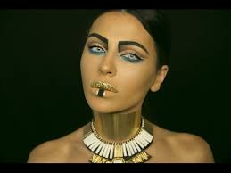 pharaoh halloween makeup tutorial