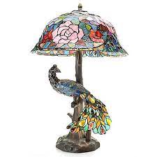 Glass Table Lamp Tiffany Style Table