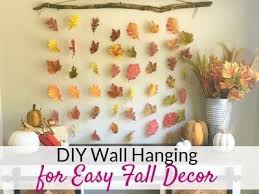 Easy Diy Wall Hanging For Fall Wall