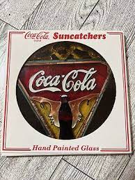 Coca Cola Suncatcher 1997 Stained Glass