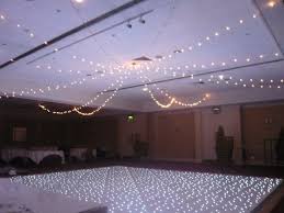 white led starlit dance floor hire