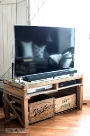Build A Free Rustic Tv Stand Made From