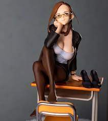 Beautiful Girl Series Pantyhose Vision Female Teacher Ao Mo Weizi's Desk  Sitting Posture Decoration Boxed Hand-made - Mascot - AliExpress