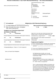 Einfach ausfüllen, drucken und absenden: Herzlich Willkommen In Der Aok Rheinland Hamburg Die Gesundheitskasse Pdf Kostenfreier Download