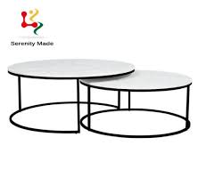 Piece Nest Round Table Coffee Table Set