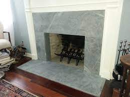 Custom Fireplace Made From Soapstone