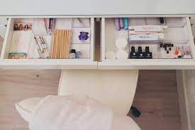 organize your nail desk