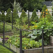 Decorative Garden Metal Fence 50ft L