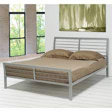 bowery hill queen metal sleigh bed in