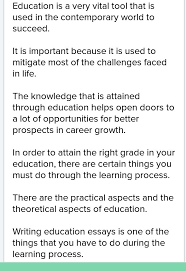 importance of value education