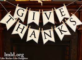 give thanks banner diy like mother