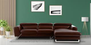 ultra leatherette lhs sectional sofa in