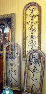 Rustic Wood And Metal Wall Art In Three