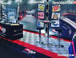 swisstrax trade show flooring the