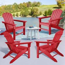 Juskys Weather Resistant Red Recycled