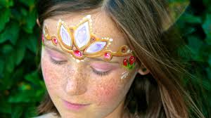 fairytale princess face painting and
