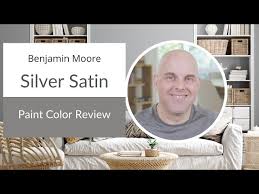 Benjamin Moore Silver Satin Paint Color