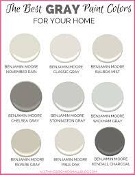 gray paint colors for your home best