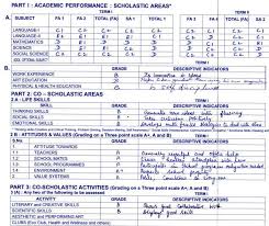 falls church high school student athlete progress report sample by        High School Report Card Template   Daily Chore Checklist