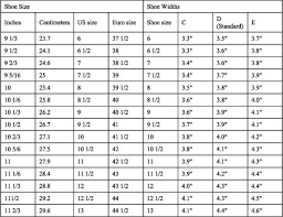 Shoe Sizes Mens Shoe Size Chart How To Better Yourself