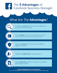 5 Advantages Of Facebook Business Manager List Infographic