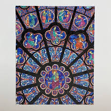 North Rose Window Drawing By Tag Art