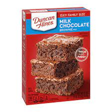 milk chocolate brownie mix duncan hines