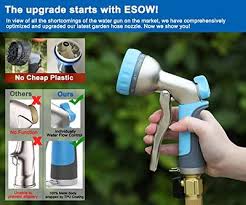 esow garden hose nozzle heavy duty 8