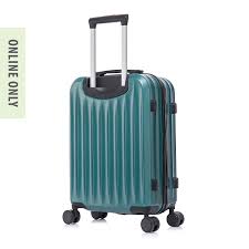 boston 8 wheel teal suitcase