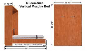 vertical murphy bed kit