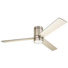 Ceiling fan tips and advice. Patriot Lighting Fenwick 52 Brushed Nickel Indoor Integrated Led Ceiling Fan At Menards