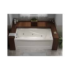 These are made with reinforced fiberglass and are comprised of jets for massaging. Mirolin Tucson 5 Ft Acrylic Whirlpool Bathtub In White The Home Depot Canada