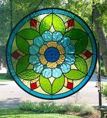 Stained Glass Flowers Glass Painting