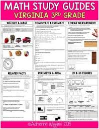 3rd Grade Math Study Guides Va Sol Math Study Guide 3rd