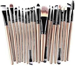 set of 20 make up cosmetics brush set