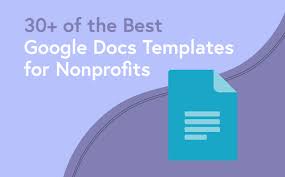 google docs templates for nonprofits