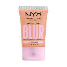 nyx professional makeup bare with me blur tint foundation light ivory