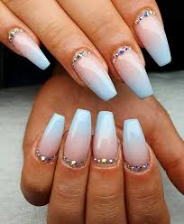 Ombre nails create the illusion of change in shades and colors. Cute Blue Ombre Nails Ideas Cute Manicure