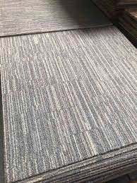 light blue milliken used carpet tiles